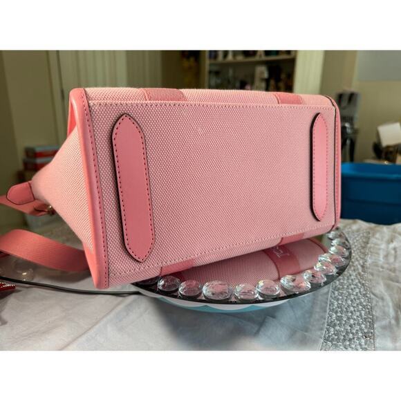 KATE SPADE, NWT, Blossom Pink, Small Canvas Tote/Purse/Crossbody - Picture 8 of 15